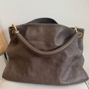 Louis Vuitton Terre Momogram Empreinte Artsy MM Bag Hobo Bag